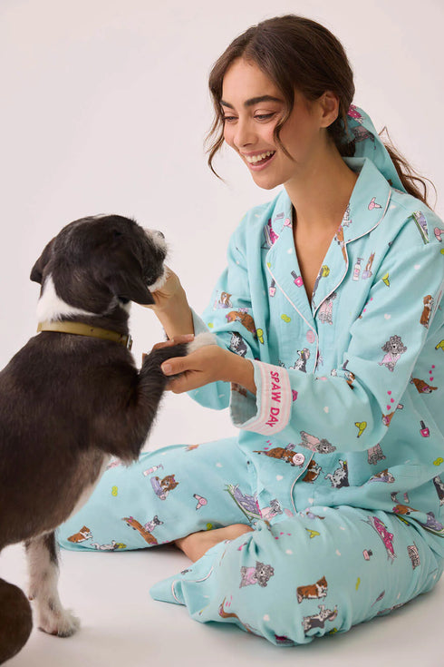 PJ Salvage Flannels Pj Set